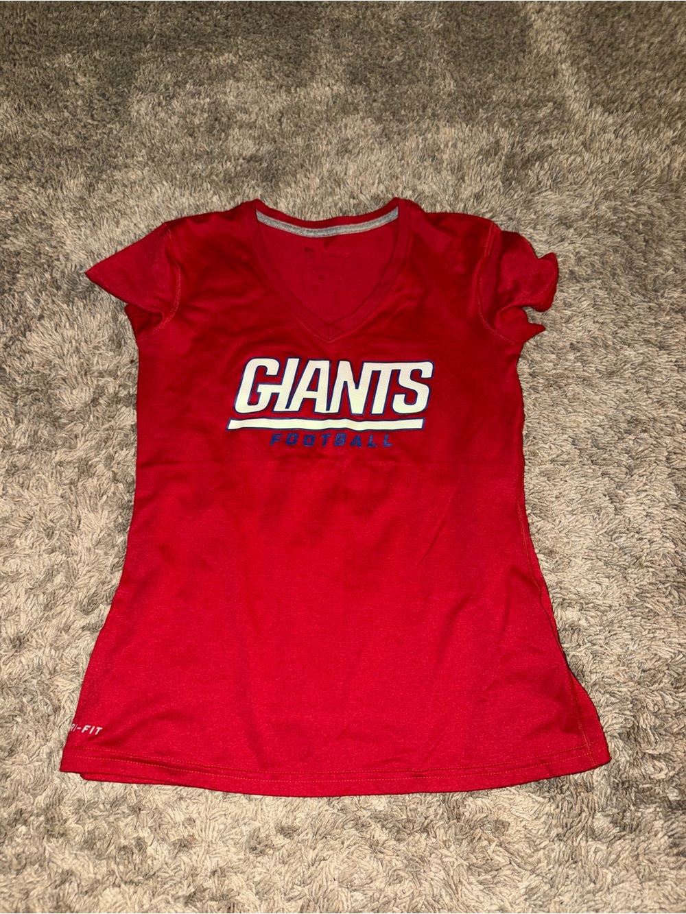 Nike dri-fit Women's V-Neck NY Giants